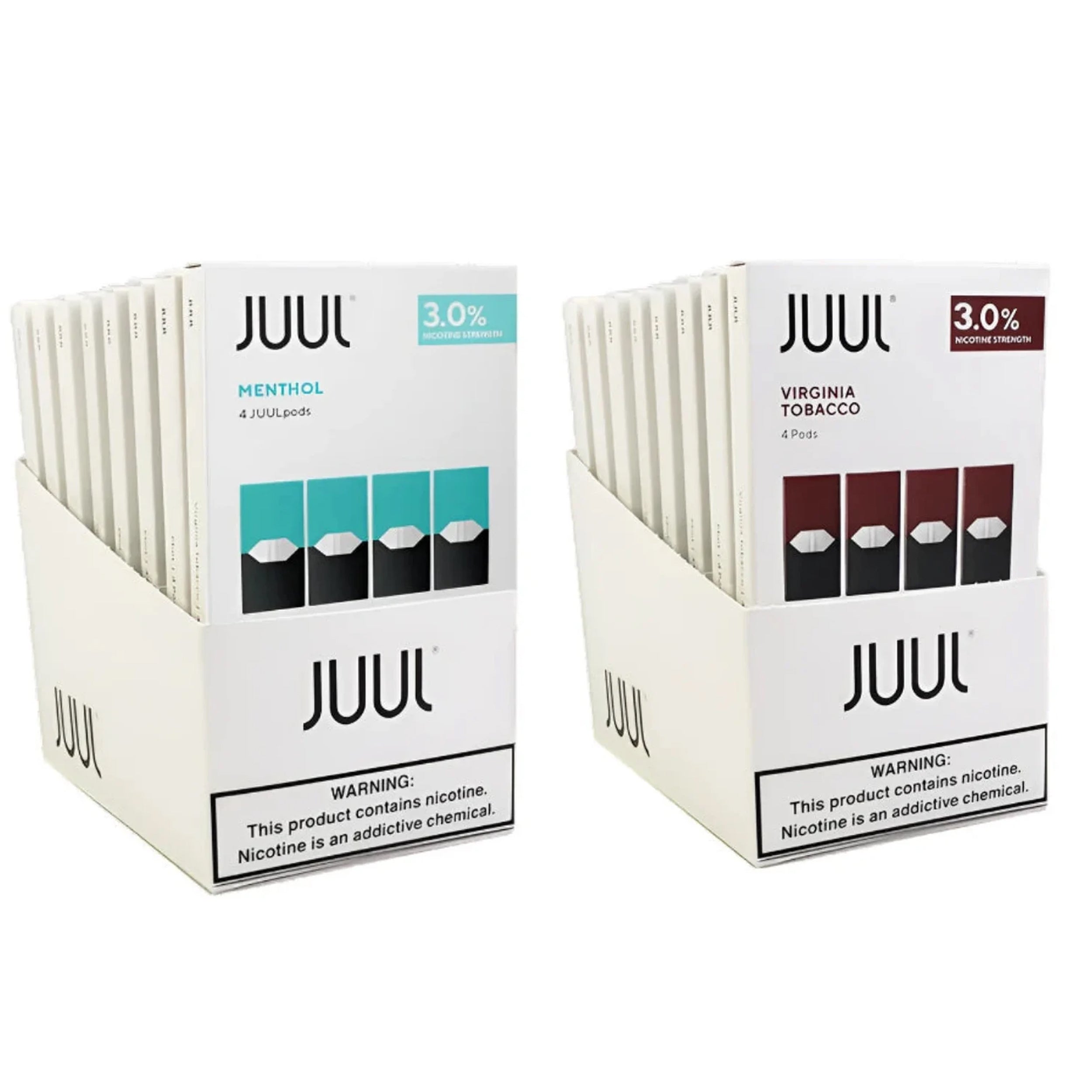 JuulPod Flavor Multipack 3% 8 Pack - 4 Pods 2 Flavor Option