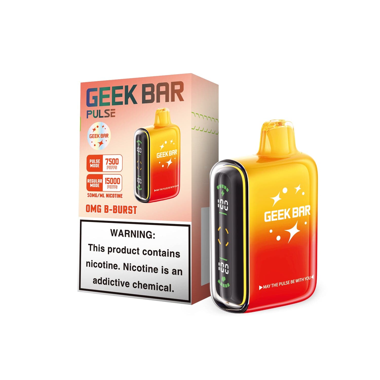 Geek Bar Pulse Disposable - OMG B-burst