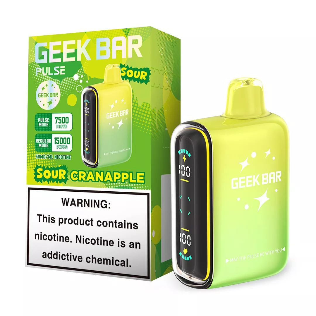Geek Bar Pulse Disposable | Sour Cranapple