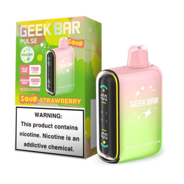 Geek Bar Pulse Disposable | Sour Strawberry