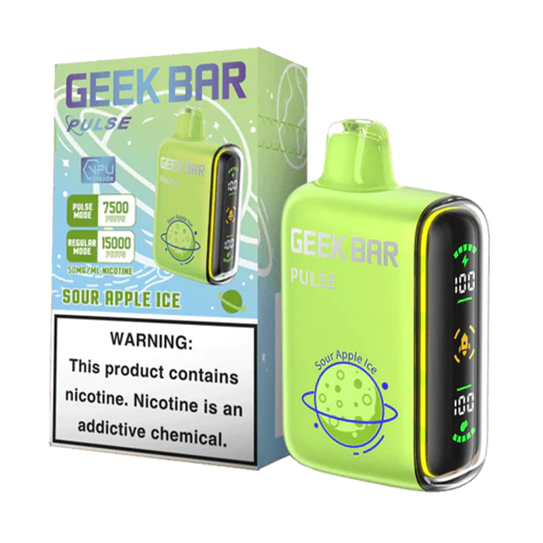 Geek Bar Pulse Disposable | Sour Apple Ice