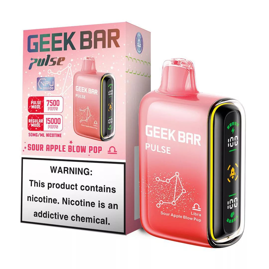 Geek Bar Pulse Disposable | Sour Apple Blow Pop