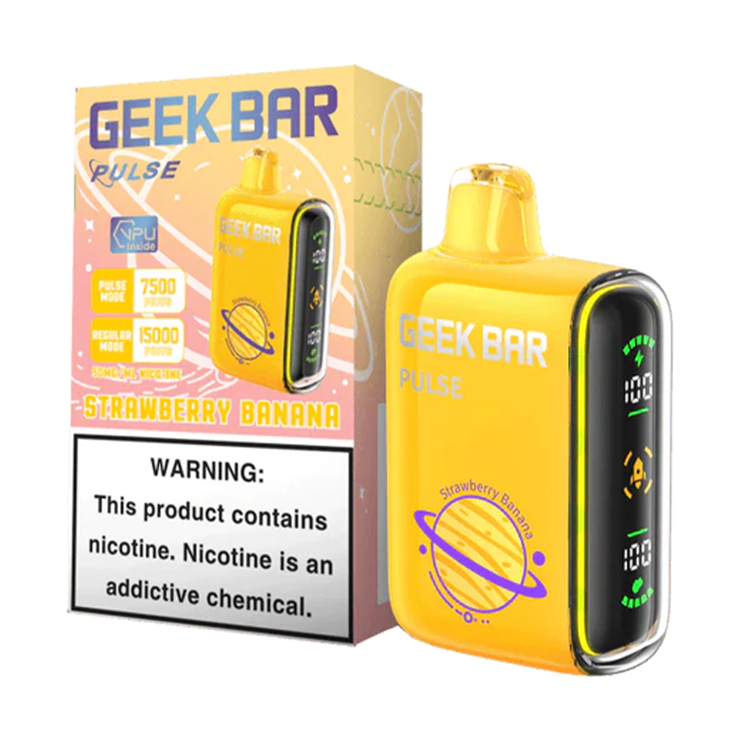 Geek Bar Pulse Disposable | Strawberry Banana