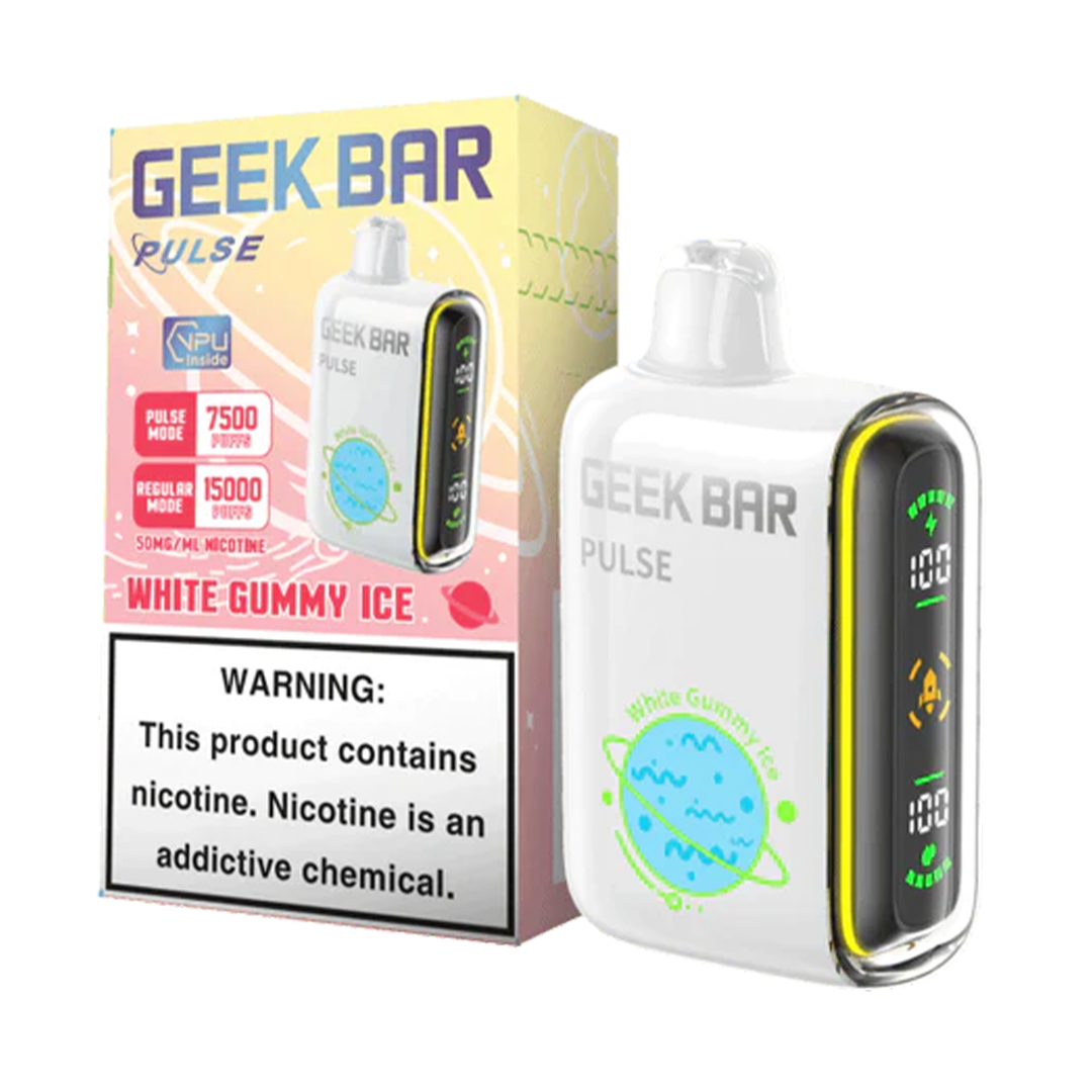 Geek Bar Pulse Disposable | White Gummy Ice
