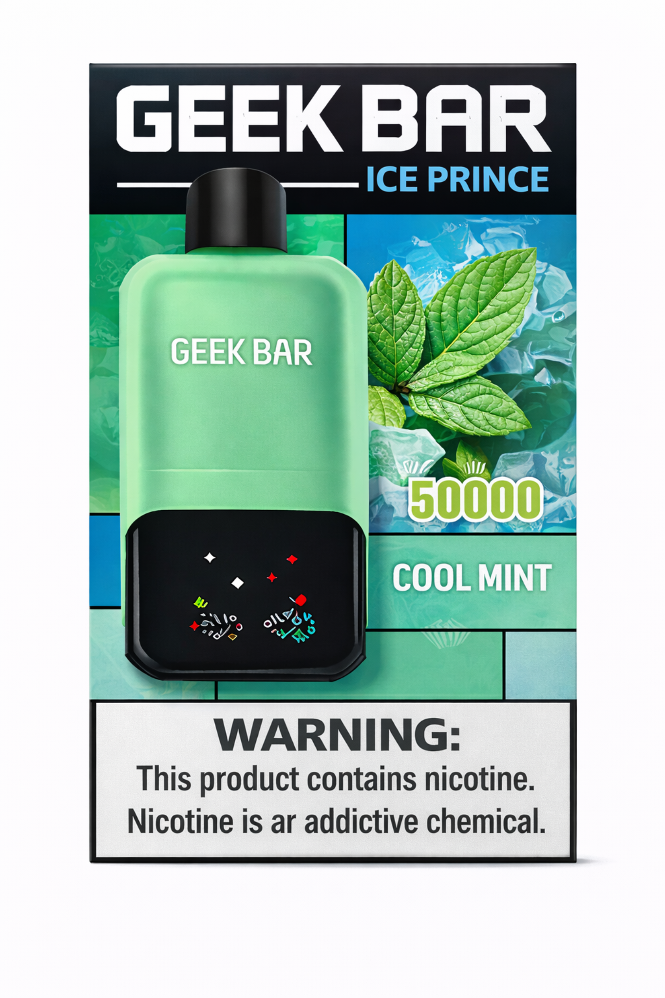 Geek Bar Ice Prince 50,000 Puffs Disposable Vape