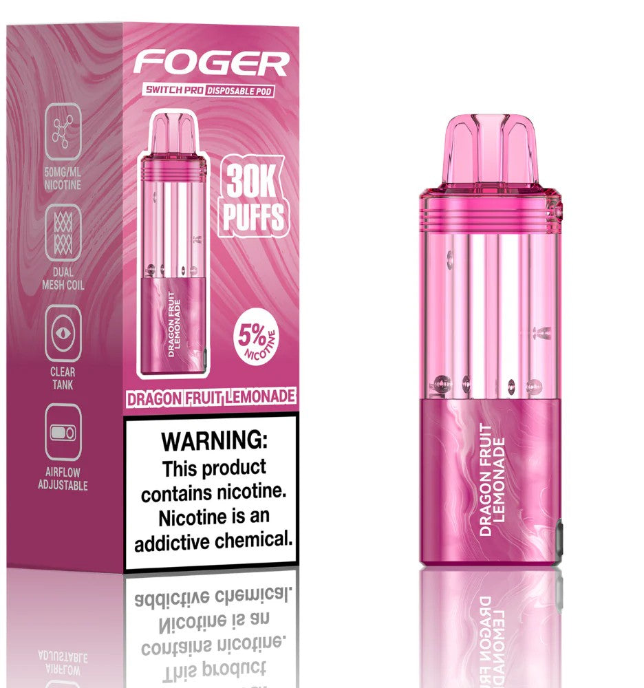 Foger Switch PRO 30K Disposable Pods - Dragonfruit Lemonade